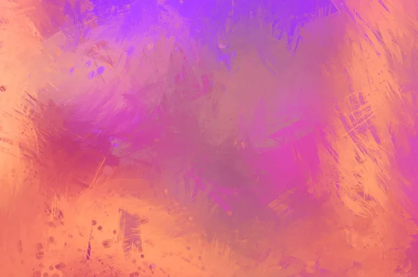 Painted Composition Vibrant Brush Strokes Textured Colorful Painting Paint Brushed — Stock Photo, Image