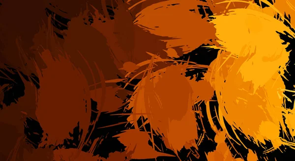 Canlı fırça darbeleriyle boyanmış. Renkli desenli resim. Fırçalanmış duvar kağıdını boya.