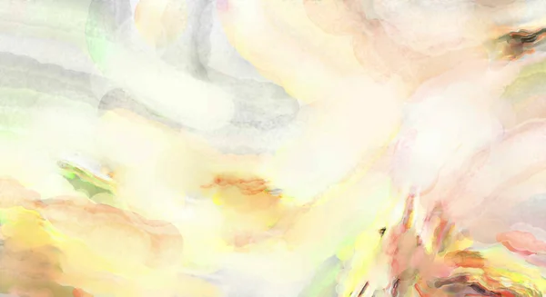 Сучасне Мистецтво Ручний Живопис Сучасні Твори Мистецтва Картина Пензлем Аквареллю — стокове фото