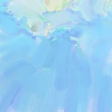 Çağdaş sanat. El işçiliğinin renkli dokusu. Modern resim. Yüzeyde suluboya vuruşlar. Sanatsal arkaplan resmi. Tablo üzerinde soyut resim. Fırça darbeleri. 