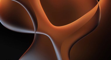 Soyut arkaplan. Değişken renk değişim dalgaları, dinamik hareketlerle. Işık dalgalarının neon renkli soyut tasarımı. Duvar kağıdı, afiş, arkaplan, kart, kitap illüstrasyonu, web sitesi.