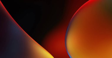 Soyut arkaplan. Değişken renk değişim dalgaları, dinamik hareketlerle. Işık dalgalarının neon renkli soyut tasarımı. Duvar kağıdı, afiş, arkaplan, kart, kitap illüstrasyonu, web sitesi.