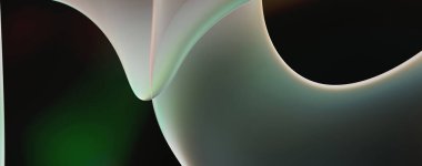 Soyut arkaplan. Değişken renk değişim dalgaları, dinamik hareketlerle. Işık dalgalarının neon renkli soyut tasarımı. Duvar kağıdı, afiş, arkaplan, kart, kitap illüstrasyonu, web sitesi.