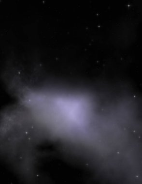 Galaksi uzayındaki yıldız alanı renkli nebula ile. Uzayın derinliklerinin bilim kurgu geçmişi. Ruhsal duvar kağıdı.