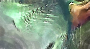 Modern sanat. Renkli çağdaş sanat eserleri. Renkli boya darbeleri. Soyut arkaplanda fırça darbeleri. fırça boyası.