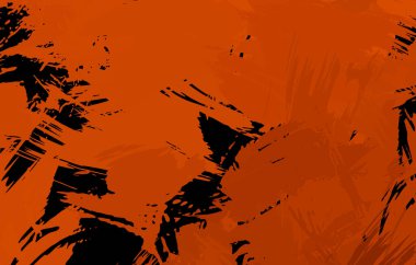 Sanatsal soyut arkaplan. Doku boyalı duvar kağıdı. Boya darbeleriyle yaratıcı bir illüstrasyon. Fırça desenli resim.