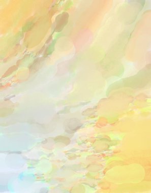 2D çizim. Sanatsal arkaplan resmi. Tablo üzerinde soyut resim. Çağdaş sanat. El yapımı resim. Renkli doku. Modern sanat eserleri. Yüzeyde suluboya fırça darbeleriyle boyama.