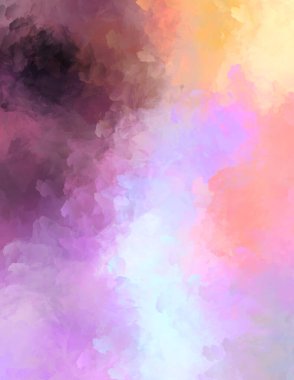 Sanatsal canlılık ve renkli duvar kağıdı. Taranmış Soyut Arkaplan. Fırça darbeli resim. 