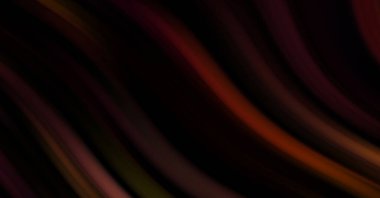 Siyah arka planda renkli düz çizgiler. Sıvı ve sıvı renkli dalgalar karanlıkta akıyor. Duvar kağıdı, afiş, arkaplan, kart, kitap, kapak, poster, afiş, broşür