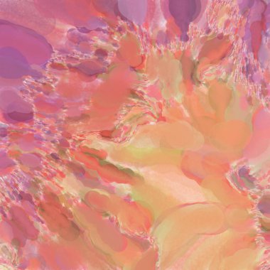 El yapımı sürreal soyut desenli suluboya. Modern sanatsal resim. 2D çizim. Arkaplan boyası karışımı. Yaratıcı duvar sanatı. Çağdaş sanat.