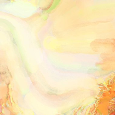 Çağdaş sanat. El işçiliğinin renkli dokusu. Modern resim. Yüzeyde suluboya vuruşlar. Sanatsal arkaplan resmi. Tablo üzerinde soyut resim. Fırça darbeleri. 