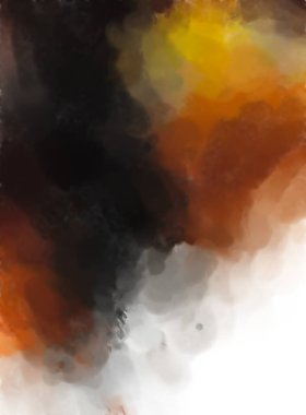 Soyut doku. Yüzeyde etkileyici el yapımı suluboya. Suluboya fırça darbeleri. Modern sanat. Çok renkli arkaplan. Çağdaş duvar sanatı. Renkli bir fon. 2d illüstrasyon.