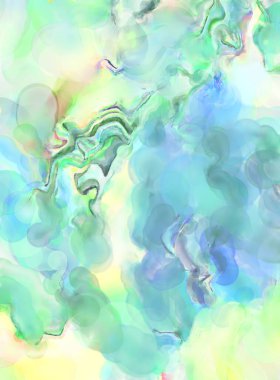 Suluboya fırça darbeleri. Modern sanat. Soyut doku. 2D çizim. Yüzeyde etkileyici el yapımı suluboya. Renkli bir fon. Çok renkli arkaplan. Çağdaş duvar sanatı. 