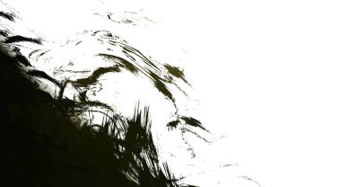 Taranmış Boyalı Soyut Arkaplan. Vahşi kaotik fırça darbeleri. Boya darbeleri. 2D İllüstrasyon. Fırça darbeli resim. 