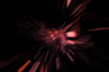 Işık parçacık izleri. Parlayan parçacıkları ve çizgileri olan ışık patlaması yıldızı. Güzel hareketli soyut ışın arkaplanı.