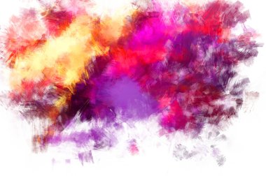 Taranmış Boyalı Soyut Arkaplan. Fırça darbesi ile boyanmış. Sanatsal canlılık ve renkli duvar kağıdı.