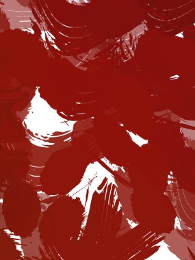 Renkli fırça darbelerinin 2B çizimi. Dekoratif doku resmi. Canlı boya desenli arka plan. Kaotik fırça darbeleri resim.