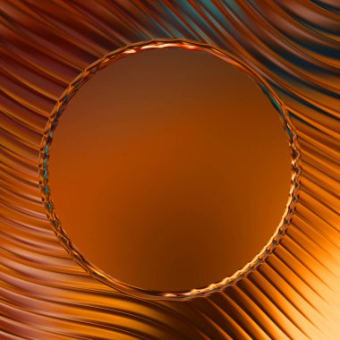 Soyut çerçeveli arkaplan. Renkli, canlı, dalgalı bir duvar kağıdı. Merkezi çerçeveli yaratıcı grafik 2d çizim. Dinamik şekilli modaya uygun sıvı örtüsü.