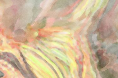 El yapımı sürreal soyut desenli suluboya. Modern sanatsal resim. 2D çizim. Arkaplan boyası karışımı. Yaratıcı duvar sanatı. Çağdaş sanat