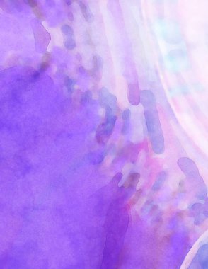 Alkol mürekkebini andıran rahatlatıcı fırça darbelerinin modern resmi. Poster, duvar sanatı, afiş, kart, kitap kapağı veya ambalaj için pastel renkli suluboya resim.