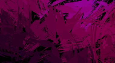 Sanatsal soyut arkaplan. Doku boyalı duvar kağıdı. Boya darbeleriyle yaratıcı bir illüstrasyon. Fırça desenli resim.