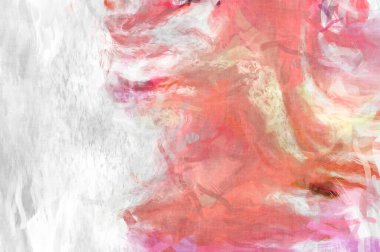 Soyut arkaplanda pürüzlü fırça darbeleri. Fırça boyası. Renkli boya darbeleri. Eşsiz duvar sanatı. Tuvaldeki modern sanat. Renkli çağdaş sanat eserleri. 