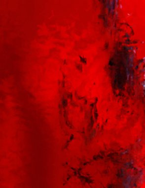 Modern sanat. Renkli çağdaş sanat eserleri. Renkli boya darbeleri. Soyut arkaplanda fırça darbeleri. Fırça boyası. Eşsiz duvar sanatı.