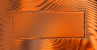 Soyut çerçeveli arkaplan. Renkli, canlı, dalgalı bir duvar kağıdı. Merkezi çerçeveli yaratıcı grafik 2d çizim. Dinamik şekilli modaya uygun sıvı örtüsü.