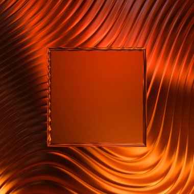 Soyut çerçeveli arkaplan. Renkli, canlı, dalgalı bir duvar kağıdı. Merkezi çerçeveli yaratıcı grafik 2d çizim. Dinamik şekilli modaya uygun sıvı örtüsü.