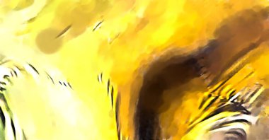 Soyut arkaplanda pürüzlü fırça darbeleri. Fırça boyası. Renkli boya darbeleri. Eşsiz duvar sanatı. Tuvaldeki modern sanat. Renkli çağdaş sanat eserleri. 