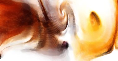 Modern sanat. Renkli çağdaş sanat eserleri. Renkli boya darbeleri. Soyut arkaplanda fırça darbeleri. fırça boyası.