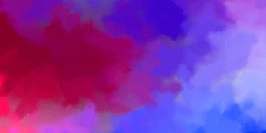 Taranmış Boyalı Soyut Arkaplan. Vahşi kaotik fırça darbeleri. Boya darbeleri. 2D İllüstrasyon. Fırça darbeli resim.