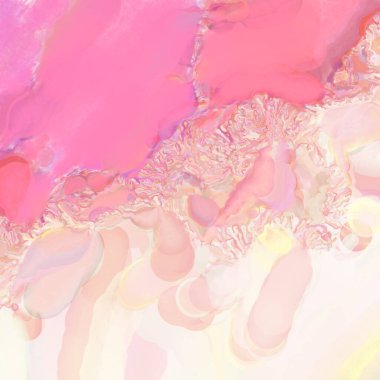 El yapımı sürreal soyut desenli suluboya. Modern sanatsal resim. 2D çizim. Arkaplan boyası karışımı. Yaratıcı duvar sanatı. Çağdaş sanat.