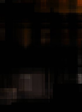 Renkli ve canlı geometrik şekiller katmanları var. Bir teknoloji planının dijital illüstrasyonu. Gelecekçi tasarım şablonu.