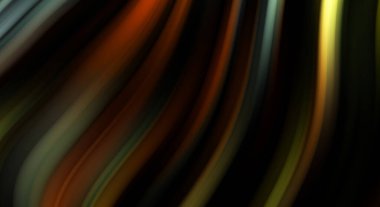 Siyah arka planda renkli düz çizgiler. Sıvı ve sıvı renkli dalgalar karanlıkta akıyor. Duvar kağıdı, afiş, arkaplan, kart, kitap, kapak, poster, afiş, broşür