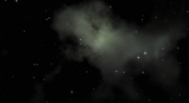 Galaksi uzayındaki yıldız alanı renkli nebula ile. Uzayın derinliklerinin bilim kurgu geçmişi. Ruhsal duvar kağıdı.