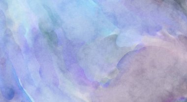 Yumuşak suluboya duvar kağıdı. Hafifçe fırçalanmış renkleri olan sanatsal bir resim. Pastel renkler arkaplana dokunmuş. Soyut duvar sanatı..