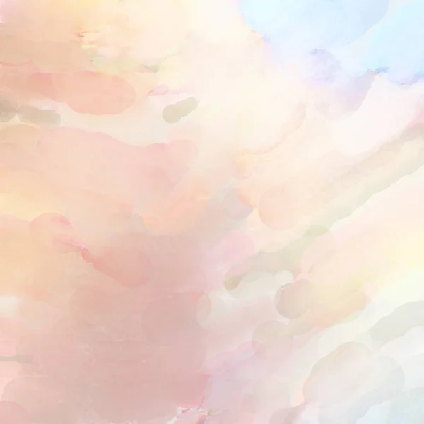 Soft Watercolor Wallpaper Artistic Painting Softly Brushed Colors Pastel Colors — Stock Photo, Image