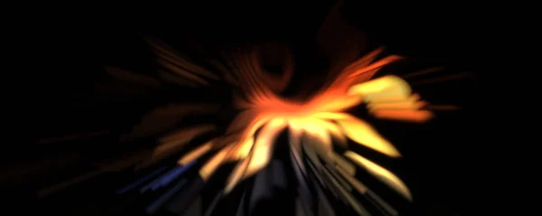 Kevyitä Hiukkasia Valoräjähdystähti Hehkuvilla Hiukkasilla Viivoilla Kaunis Liikkuvat Abstrakteja Säteitä — kuvapankkivalokuva