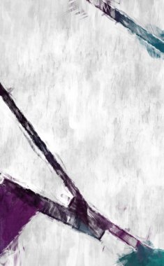 Soyut arkaplanda pürüzlü fırça darbeleri. Fırça boyası. Renkli boya darbeleri. Eşsiz duvar sanatı. Tuvaldeki modern sanat. Renkli çağdaş sanat eserleri. 