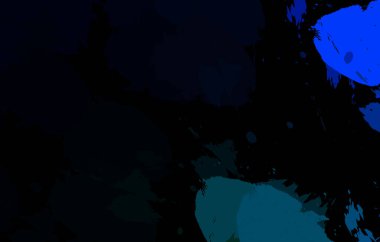 Vahşi fırça darbeleriyle yaratıcı soyut resim. Artistik fırça darbeleriyle donatılmış. Renkli ve canlı bir tasvir. Boyalı sanat.