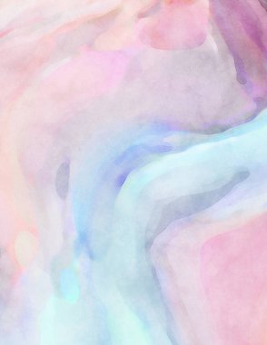 2D çizim. Sanatsal arkaplan resmi. Tablo üzerinde soyut resim. Çağdaş sanat. El yapımı resim. Renkli doku. Modern sanat eserleri. Yüzeyde suluboya fırça darbeleriyle boyama.