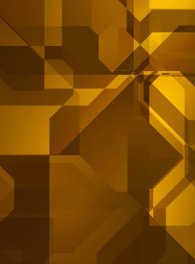 Renkli ve canlı geometrik şekiller katmanları var. Bir teknoloji planının dijital illüstrasyonu. Gelecekçi tasarım şablonu.