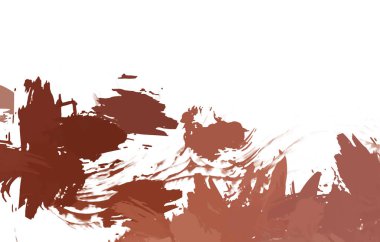 Taranmış Boyalı Soyut Arkaplan. Vahşi kaotik fırça darbeleri. Boya darbeleri. 2D İllüstrasyon. Fırça darbeli resim. 