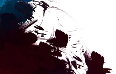 Duvar sanatı Eşsiz ve yaratıcı illüstrasyon. Fırça darbesi ile boyanmış. Renkli fırça darbelerinin soyut arkaplanı. Fırçalanmış canlı duvar kâğıdı. Boyalı sanatsal yaratım.