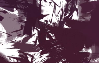 Renkli fırça darbelerinin 2B çizimi. Dekoratif doku resmi. Canlı boya desenli arka plan. Kaotik fırça darbeleri resim.