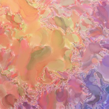 El yapımı sürreal soyut desenli suluboya. Modern sanatsal resim. 2D çizim. Arkaplan boyası karışımı. Yaratıcı duvar sanatı. Çağdaş sanat.