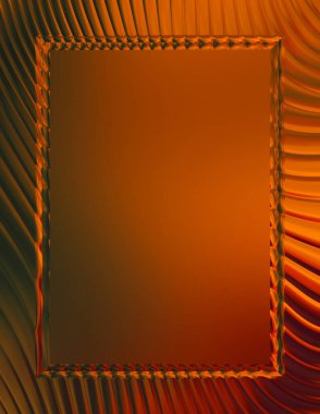 Soyut çerçeveli arkaplan. Renkli, canlı, dalgalı bir duvar kağıdı. Merkezi çerçeveli yaratıcı grafik 2d çizim. Dinamik şekilli modaya uygun sıvı örtüsü.