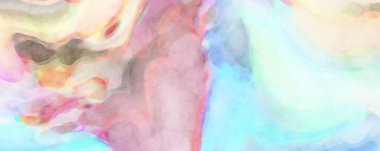 2D çizim. Sanatsal arkaplan resmi. Tablo üzerinde soyut resim. Çağdaş sanat. El yapımı resim. Renkli doku. Modern sanat eserleri. Yüzeyde suluboya fırça darbeleriyle boyama.