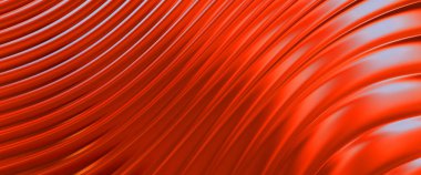 Soyut arkaplan. Renkli dalgalı yansıtıcı duvar kağıdı. Duvar kağıdı, afiş, arkaplan, kart, kitap kapağı veya web sitesi için grafiksel resimleme.